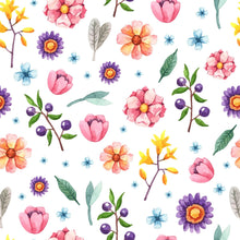Load image into Gallery viewer, Colorful Floral Peel &amp; Stick Wallpaper N012145
