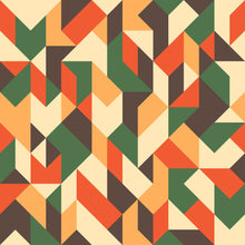Load image into Gallery viewer, Abstract Geometric Shapes Colorful Peel &amp; Stick Wallpaper N013007
