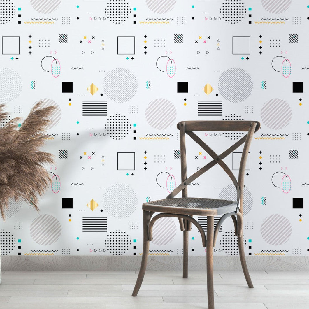 Geometric Peel & Stick Wallpaper N013012
