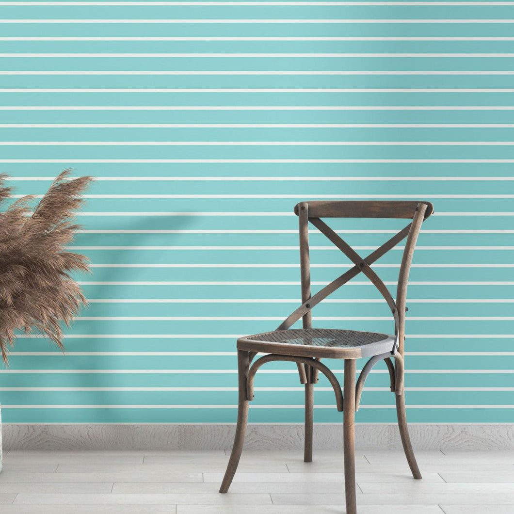 Horizontal Stripes Peel & Stick Wallpaper N013033