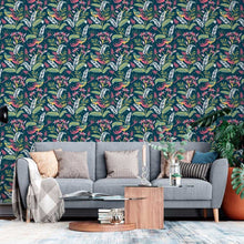 Load image into Gallery viewer, Leaves and Birds Peel &amp; Stick Wallpaper N013044
