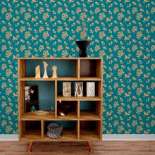 Load image into Gallery viewer, Floral Roses Peel &amp; Stick Wallpaper N013051
