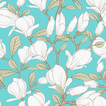 Load image into Gallery viewer, Magnolia Flowers Peel &amp; Stick Wallpaper N013054
