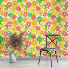 Load image into Gallery viewer, Citrus Fruits Peel &amp; Stick Wallpaper N013060
