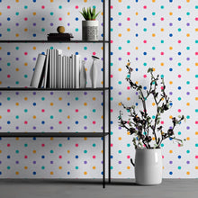 Load image into Gallery viewer, Geometric Dots Peel &amp; Stick Wallpaper N013066
