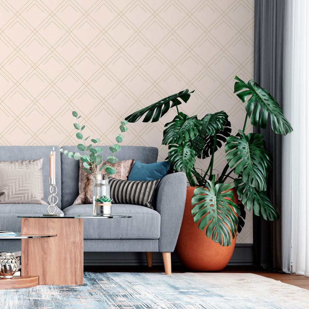 Geometric Cubes Peel & Stick Wallpaper N013021