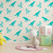 Load image into Gallery viewer, Little Dinosaurs Peel &amp; Stick Wallpaper N013083
