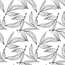 Load image into Gallery viewer, Leaves P&amp;B Peel &amp; Stick Wallpaper N013093
