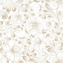 Load image into Gallery viewer, Floral Damask Peel &amp; Stick Wallpaper N013095
