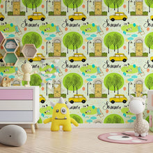 Load image into Gallery viewer, Vintage Summer Peel &amp; Stick Wallpaper N013100
