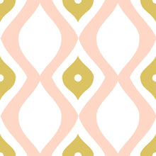 Load image into Gallery viewer, Waves Retro Peel &amp; Stick Wallpaper N013103

