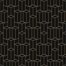 Load image into Gallery viewer, Geometric Luxury Art Deco Peel &amp; Stick Wallpaper N013106
