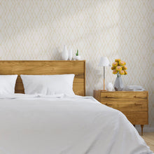 Load image into Gallery viewer, Geometric Luxury Art Deco Peel &amp; Stick Wallpaper N013107
