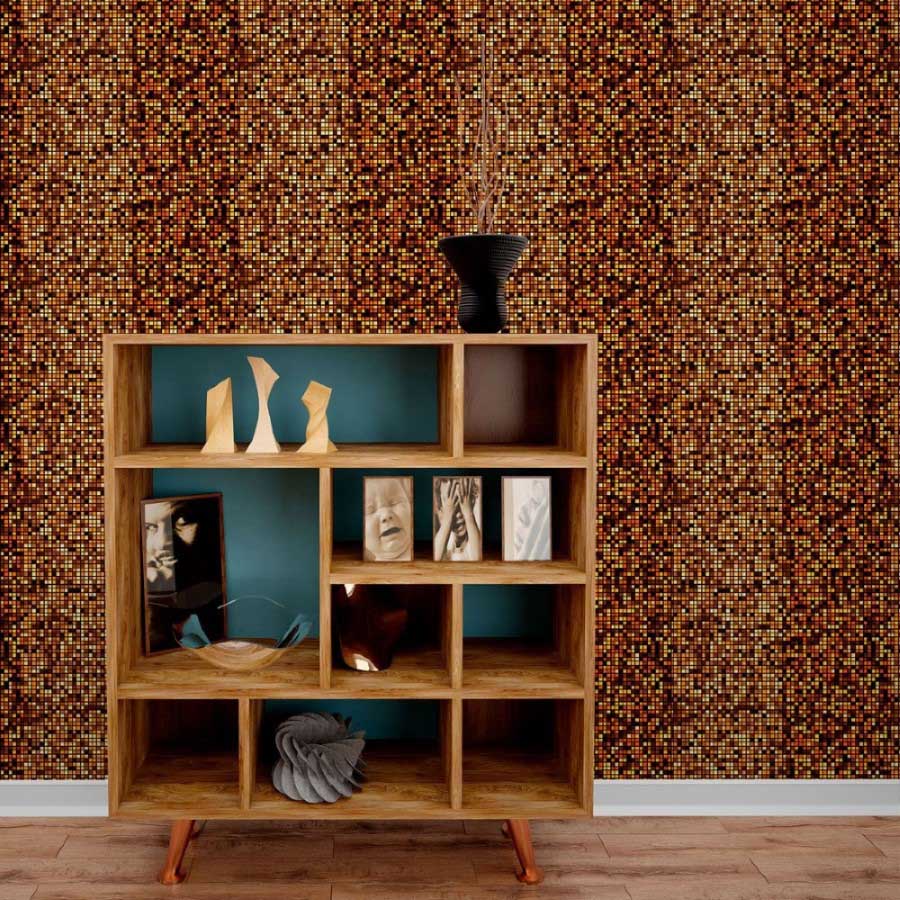 Abstract Geometric Shapes Peel & Stick Wallpaper N013224