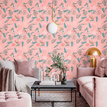 Load image into Gallery viewer, Floral Peel &amp; Stick Wallpaper N013124
