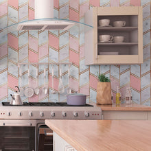 Load image into Gallery viewer, Abstract Geometric Shapes Peel &amp; Stick Wallpaper N013006
