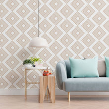 Load image into Gallery viewer, Abstract Geometric Shapes Peel &amp; Stick Wallpaper N013147
