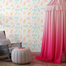 Load image into Gallery viewer, Childlike Little Farm Peel &amp; Stick Wallpaper N013167
