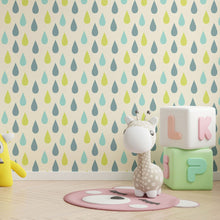 Load image into Gallery viewer, Raindrops Peel &amp; Stick Wallpaper N013173
