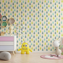 Load image into Gallery viewer, Raindrops Peel &amp; Stick Wallpaper N013173

