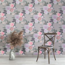 Load image into Gallery viewer, Floral Roses Peel &amp; Stick Wallpaper N013184
