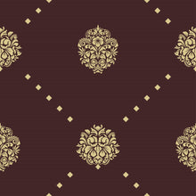 Load image into Gallery viewer, Royal Baroque Damask Peel &amp; Stick Wallpaper N013186
