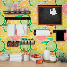 Load image into Gallery viewer, Citrus Fruits Peel &amp; Stick Wallpaper N013191
