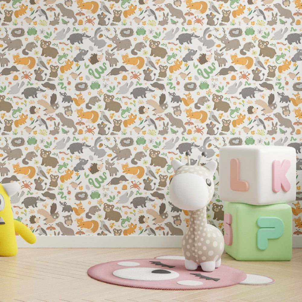 Animais Peel & Stick Wallpaper N013070