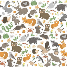 Load image into Gallery viewer, Forest Animals Peel &amp; Stick Wallpaper N013197
