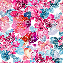 Load image into Gallery viewer, Floral Alcohol ink Peel &amp; Stick Wallpaper N013198
