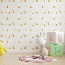 Load image into Gallery viewer, Geometric Stars Peel &amp; Stick Wallpaper N013223
