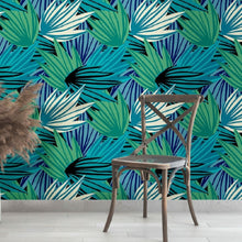 Load image into Gallery viewer, Abstract Leaves Peel &amp; Stick Wallpaper N013242

