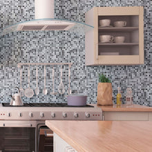Load image into Gallery viewer, Geometric Mosaic Tiles Peel &amp; Stick Wallpaper N013254
