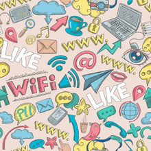 Load image into Gallery viewer, Social Media Teen Peel &amp; Stick Wallpaper N013256
