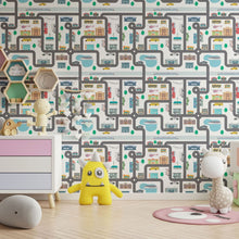 Load image into Gallery viewer, Landscape City Peel &amp; Stick Wallpaper N013266
