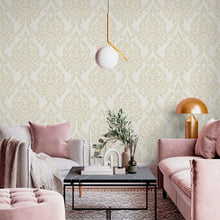 Load image into Gallery viewer, Damask Royal Baroque Peel &amp; Stick Wallpaper N013269
