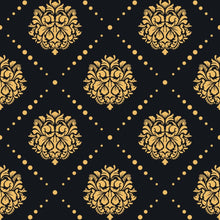 Load image into Gallery viewer, Damask Victorian Baroque Peel &amp; Stick Wallpaper N013283
