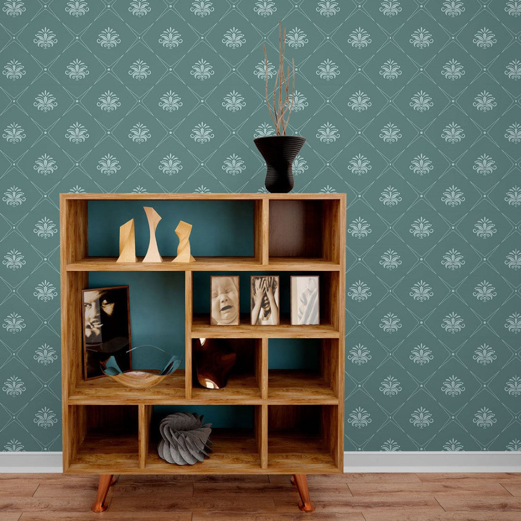 Damask Baroque Peel & Stick Wallpaper N013287