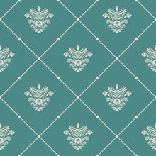 Load image into Gallery viewer, Damask Victorian Baroque Peel &amp; Stick Wallpaper N013288
