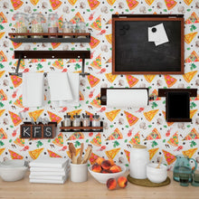 Load image into Gallery viewer, Slices of Pizza Peel &amp; Stick Wallpaper N013290
