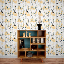 Load image into Gallery viewer, Floral Scandinavian Peel &amp; Stick Wallpaper N013294
