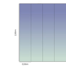 Load image into Gallery viewer, Blue Shades Gradient Peel &amp; Stick Wallpaper N014006
