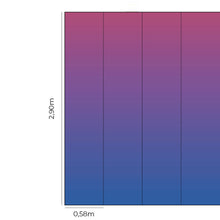 Load image into Gallery viewer, Pink Blue Gradient Peel &amp; Stick Wallpaper N014008
