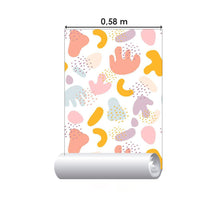 Load image into Gallery viewer, Abstract Childlike Peel &amp; Stick Wallpaper N014009
