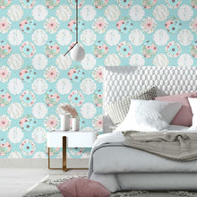 Load image into Gallery viewer, Ornamental Flowers Peel &amp; Stick Wallpaper N014015
