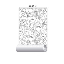 Load image into Gallery viewer, Floral To Color Peel &amp; Stick Wallpaper N014033
