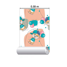 Load image into Gallery viewer, Childlike Corgi Peel &amp; Stick Wallpaper N014037
