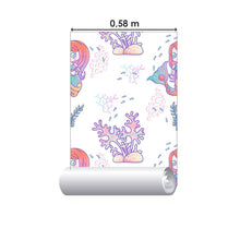 Load image into Gallery viewer, Childlike Mermaid Peel &amp; Stick Wallpaper N014041
