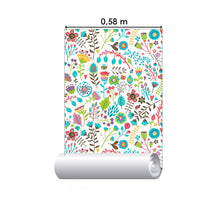 Load image into Gallery viewer, Colorful Floral Peel &amp; Stick Wallpaper N014043
