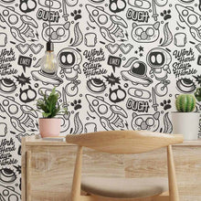 Load image into Gallery viewer, Childlike Universe To Color Peel &amp; Stick Wallpaper N014048
